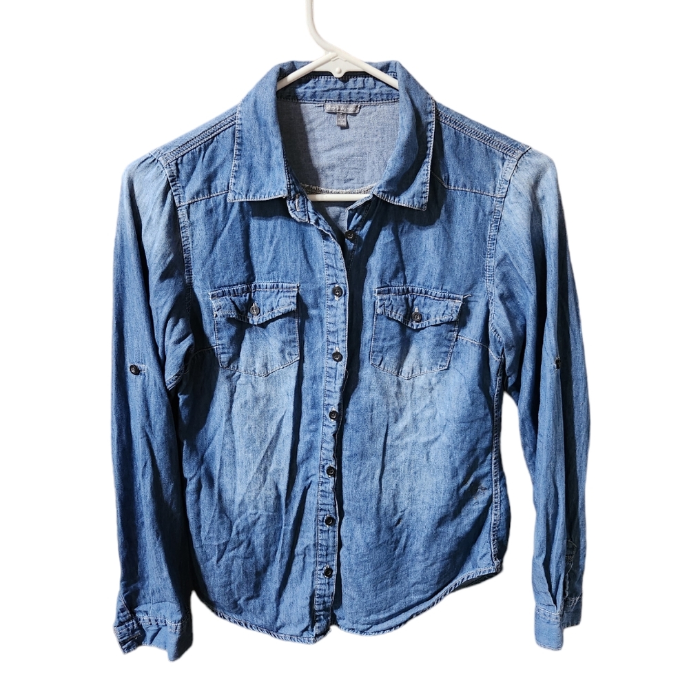 CHARLOTTE RUSSE denim shirt